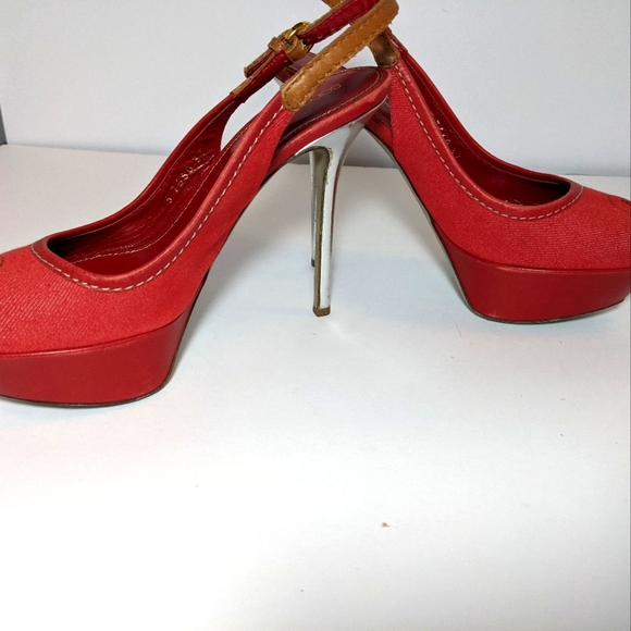 Sergio Rossi platform heels. Women's size 6.5 - Picture 5 of 11